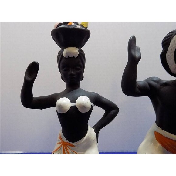 Vintage Calypso Caribbean Latin Dancer Drumer Figurine - Picture 3 of 5